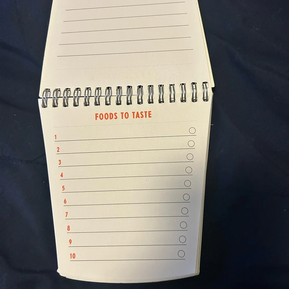 Bucket List Notebook silver‎ pail 96 pages NWT